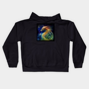 Dragon Spirit, Mythical Animals Kids Hoodie